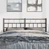 vidaXL Metal Replace Headboard Black 135 cm