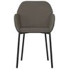 vidaXL Dining Chairs 2 pcs Dark Grey Velvet