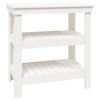 vidaXL Work Bench White 78.5x50x80 cm Solid Wood Pine