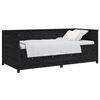 vidaXL Day Bed without Mattress Black 80x200 cm Solid Wood Pine