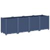 vidaXL Garden Planter Blue Grey 160x40x53 cm PP