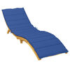 vidaXL Sun Lounger Cushion Royal Blue 200x50x3cm Oxford Fabric