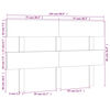 vidaXL Bed Headboard Black 154x3x81 cm Solid Wood Pine