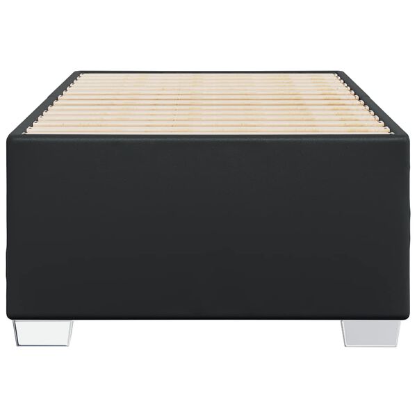 vidaXL Bed Frame without Mattress Black King Single Faux Leather