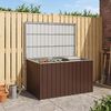 vidaXL Garden Storage Box Brown 149x99x93 cm