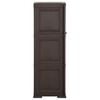 vidaXL Plastic Cabinet 40x43x125 cm Wood Design Brown
