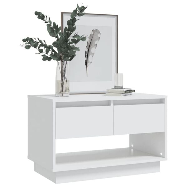 vidaXL TV Cabinet White 70x41x44 cm Engineered Wood