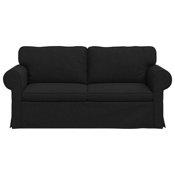 vidaXL Sofa Black Overall dimensions: 175 x 82 x 80 cm (W x D x H)
