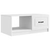 vidaXL Coffee Table White 90 x 50 x 37 cm Engineered Wood