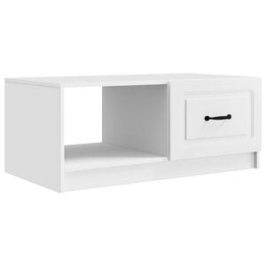 vidaXL Coffee Table White 90 x 50 x 37 cm Engineered Wood
