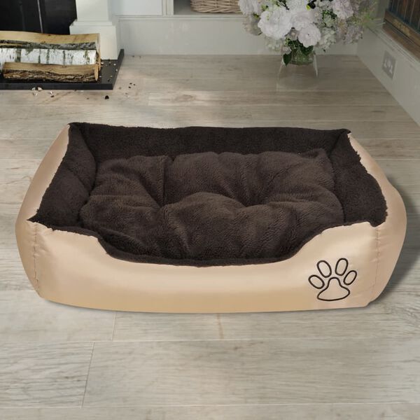 Warm Dog Bed with Padded Cushion XL