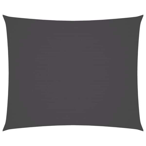 vidaXL Sunshade Sail Oxford Fabric Rectangular 4x6 m Anthracite