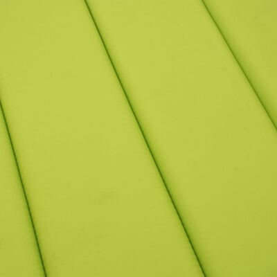 vidaXL Sun Lounger Cushion Bright Green 186x58x3cm Oxford Fabric