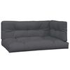 vidaXL Garden Pallet Corner Sofa with Cushions Solid Wood Acacia