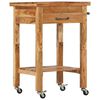 vidaXL Kitchen Trolley 58x58x89 cm Solid Wood Acacia
