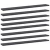 vidaXL Bookshelf Boards 8 pcs Grey 80x10x1,5 cm Engineered Wood