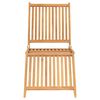 vidaXL Sun Lounger Solid Teak Wood