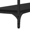 vidaXL Console Table Black oak 100 x 29 x 75 cm Engineered wood