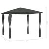 vidaXL Gazebo with Post Covers 3x3x2.6 m Anthracite 160 g/m²