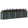 vidaXL Planter Anthracite 320 x 40 x 75 cm Steel