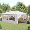 vidaXL Party Tent 3x6 m White