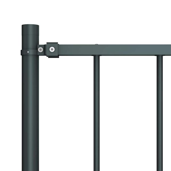 vidaXL Fence Panel Woerden with Posts Steel 1.7x1.25 m Anthracite