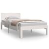 vidaXL Bed Frame without Mattress White 90x190cm Single