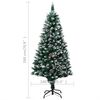 vidaXL Artificial Christmas Tree with LEDs&Ball Set&Pine Cones 180 cm