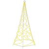 vidaXL Christmas Tree on Flagpole Warm White 200 LEDs 180 cm