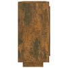 vidaXL Sideboard Smoked Oak 92x35x75 cm Engineered Wood