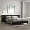 vidaXL Wall Headboard Black 240x1.5x80 cm Engineered Wood