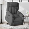 vidaXL Stand up Recliner Chair Dark Grey Fabric