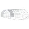 vidaXL Chicken Coop Silver 800 x 300 x 200 cm Galvanised Steel