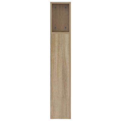 vidaXL Headboard Cabinet Sonoma Oak 160x18.5x104.5 cm