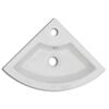 vidaXL Wash Basin with Overflow 45x32x12.5 cm White