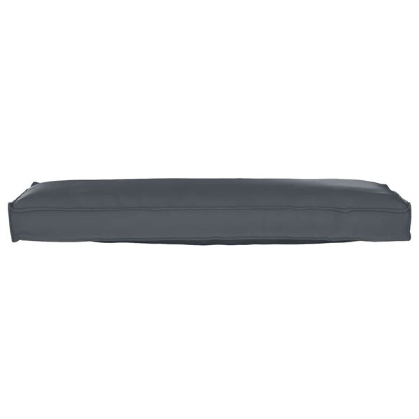 vidaXL Pallet Cushion for Bench Anthracite 120 x 40 x 8 cm