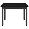 vidaXL Coffee Table Black Oak 50 x 50 x 36 cm Engineered Wood