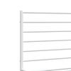 vidaXL Metal Bed Frame without Mattress with Headboard White 150x200cm