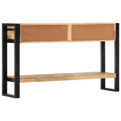 vidaXL Console Table 130x30x76 cm Solid Mango Wood