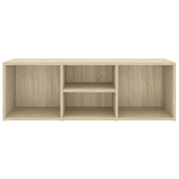 vidaXL Shoe Storage Bench Sonoma Oak 105x35x35 cm Engineered Wood