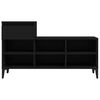 vidaXL Shoe Cabinet Black 102x36x60 cm Engineered Wood