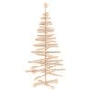 vidaXL Wooden Christmas Tree KOTKA 120 cm Solid Pine Wood Natural