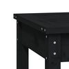 vidaXL Garden Bench Black 50x44x45 cm Solid Wood Pine