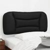 vidaXL Headboard Cushion "Hvar" Black 90 cm Faux Leather