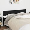 vidaXL Headboards Black 160x5x78/88 cm Fabric