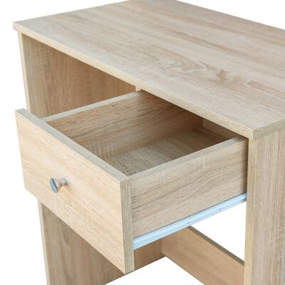 vidaXL Dressing Table Engineered Wood 75x40x141 cm Oak