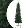 vidaXL Artificial Slim Christmas Tree 150 cm PE and PVC Green
