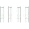 vidaXL Tomato Cages 4 pcs 154 cm Steel and PP