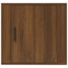 vidaXL Wall-mounted Bedside Cabinets 2 pcs Brown Oak 50x30x47 cm