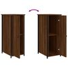 vidaXL Bedside Cabinets 2 pcs Brown Oak 32x42x80 cm Engineered Wood